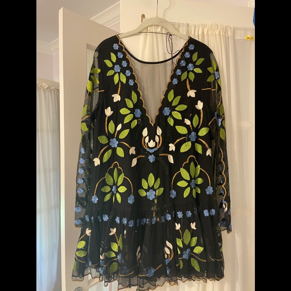 Free People Embroidered Dress